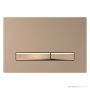 Geberit Sigma50 Flush Button, Red Gold Brushed, Red Gold Trim 115.670.QB.2