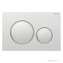 Geberit Sigma20 Flush Button, Finger Print Resistant, Matt Chrome with Chrome Trim 115.882.JQ.1