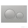 Geberit Sigma20 Flush Button, Finger Print Resistant, Stainless Steel with Chrome Trim 115.882.SN.1