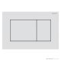 Geberit Sigma30 Flush Button, Matt White, Chrome Trim 115.883.JT.1