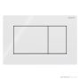 Geberit Sigma30 Flush Button, White, Chrome Trim 115.883.KJ.1