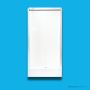 Doccia SE15 900 x 765mm Shower Enclosure, High Step, White SE-15