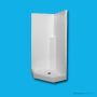 Doccia SE37 900 x 900mm Corner Shower Enclosure, Low Step, White SE-37