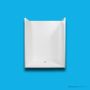 Doccia SE43 1500 x 900mm Shower Enclosure, Low Step, White SE-43