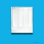 Doccia SE46 1530 x 790mm Shower Enclosure, High Step, White SE-46