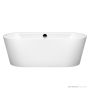 Kaldewei Meisterstuck Classic Duo Oval Freestanding Bath 1700 x 750 x 430mm, EasyClean Alpine White 01-1113
