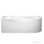 Kaldewei Meisterstuck Centro Duo 1 Freestanding Bath Right 1800 x 800mm, Easyclean Alpine White 01-1137