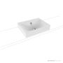 Kaldewei Silenio Countertop Washbasin No Overflow 600 x 460 x 120mm 01-3042