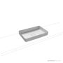 Kaldewei Miena Washbowl 580 x 380mm, Easyclean, Freeflow Waste 01-3185