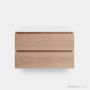 Loughlin Avoca Double Drawer Slim Wall Hung Timber Vanity AVOCASLIM