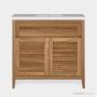 Loughlin Hampton Two Door Freestanding Timber Vanity on Legs with Integrated Basin HAMPTONONLEGINT