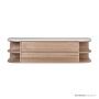 Loughlin Marley Double Drawer with Double Open Shelves Wall Hung Timber Vanity MARLEYVANITYDOS