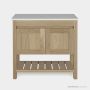 Loughlin Milton Two Door Freestanding Timber Vanity on Legs with Integrated Basin MILTONONLEG