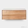 Loughlin Staples Double Drawer Wall Hung Timber Vanity - Tassie Oak STAPLESVANITY