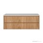 Loughlin Yarra Double Drawer Wall Hung Timber Veneer Vanity YARRAVANITY