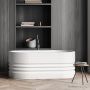 Apaiser Ode 1600mm Stone Freestanding Bath ODE-BATH-1600-50508-X3
