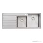 Oliveri Apollo Topmount 1 & 3/4 Double Bowl Sink 1200mm