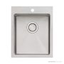 Oliveri Apollo Top, Flush & Under Mount Single Bowl Sink 415mm, Stainless AP1451
