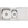 Oliveri Endeavour Topmount 1 & 1/2 Double Bowl Sink 980mm