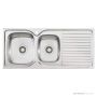 Oliveri Endeavour Topmount 1& 3/4 Double Bowl Sink 1080mm