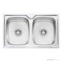 Oliveri Endeavour Topmount Double Bowl Sink 770mm