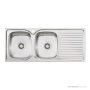 Oliveri Endeavour Topmount Double Bowl Sink 1135mm
