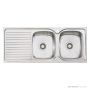 Oliveri Endeavour Topmount Double Bowl Sink 1135mm
