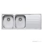 Oliveri Flinders Topmount Double Bowl Sink 1200mm