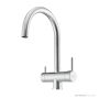 Oliveri Essentials 200mm Round Goose Neck 3 Way Filter Tap