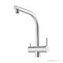 Oliveri Essentials 215mm Square Goose Neck 3 Way Filter Tap