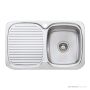 Oliveri Lakeland Topmount Single Bowl Sink 770mm