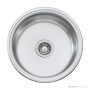 Oliveri Solitaire Top & Under Mount Round Sink 490mm