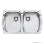 Oliveri Monet Topmount Double Bowl Sink 815mm, Stainless MO763 1TH