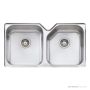 Oliveri Nu-Petite Topmount Double Bowl Sink 875mm