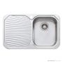 Oliveri Petite Topmount Single Bowl Sink 770mm