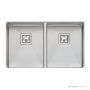 Oliveri Professional Series Undermount Double Bowl Sink 835mm