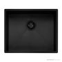 Oliveri Spectra Top, Flush & Under Mount Single Bowl Sink 540mm, Black SB50BK