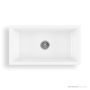 Oliveri Sicily Top & Under Mount Fireclay Farmhouse Single Bowl Sink 840mm