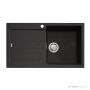 Oliveri Santorini Granite Topmount Single Bowl Sink with Overflow 860mm