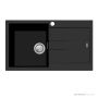 Oliveri Santorini Granite Topmount Single Bowl Sink 860mm