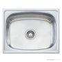 Oliveri Laundry Inset Single Bowl Sink 45 Litre Tub 590mm