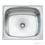 Oliveri Laundry Inset Single Bowl Sink 70 Litre Tub 630mm