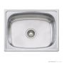 Oliveri Laundry Inset Single Bowl Sink 70 Litre Tub 630mm