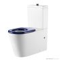 Oliveri Vienna Back To Wall Care Toilet Suite With Blue Seat and Buttons