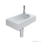 Omvivo Arki Mini 470mm Wall Basin, Matt White ARVSS470C
