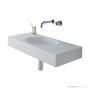 Omvivo Arki 900mm Wall Basin, Matt White ARVSS900C