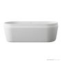 Omvivo Latis 1650mm Oval Freestanding Bath, Matt White LBOVAL