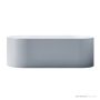 Omvivo Lune 1700 Freestanding Bath, Matt White LUFSB1700