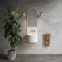 Omvivo Marrakech Wall Basin, Splashback & Mirror MAVMI