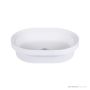 Omvivo Père Oval Above Counter Basin, Matt White PESSOVAC